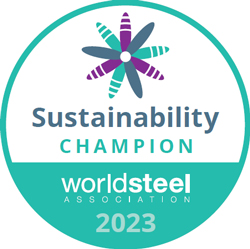 世界鉄鋼協会2023 Steel Sustainability Championsを受賞