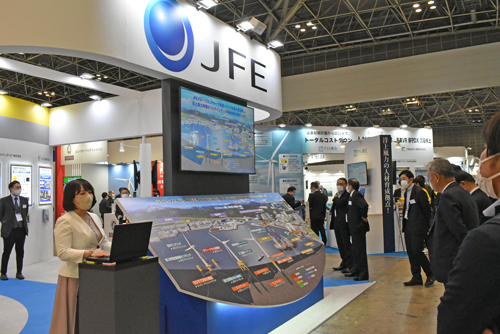JFE Group's booth at WIND EXPO