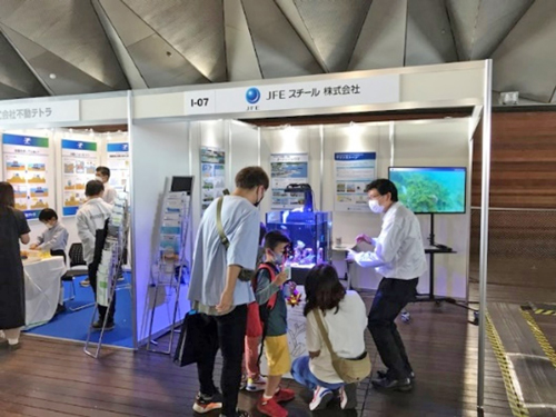 JFE Steel's booth at Tokyo Bay Festival 2022